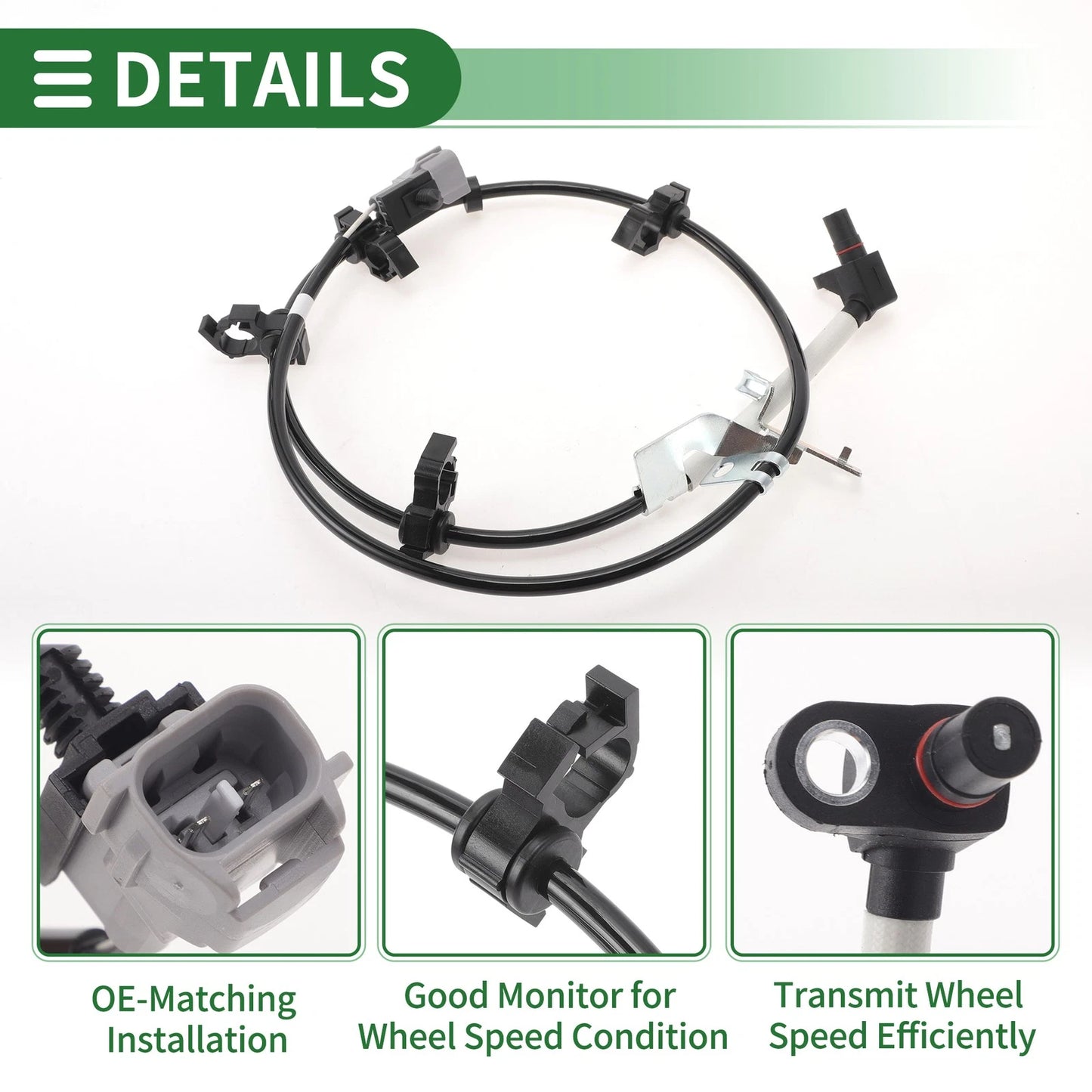 ABS Wheel Speed Sensor No. 4882672AB for Dodge Dakota (1997–1999)