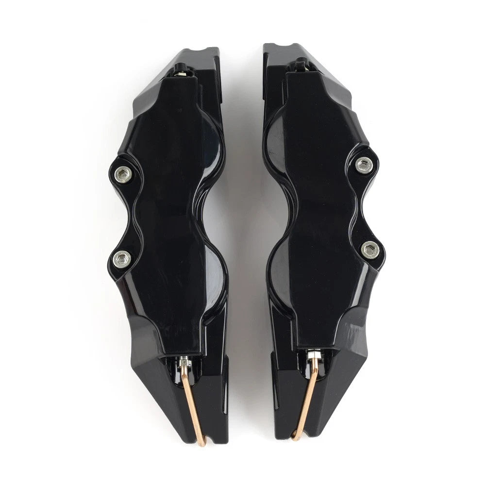3D Style Brake Caliper Covers Set for Universal Fit (Black)