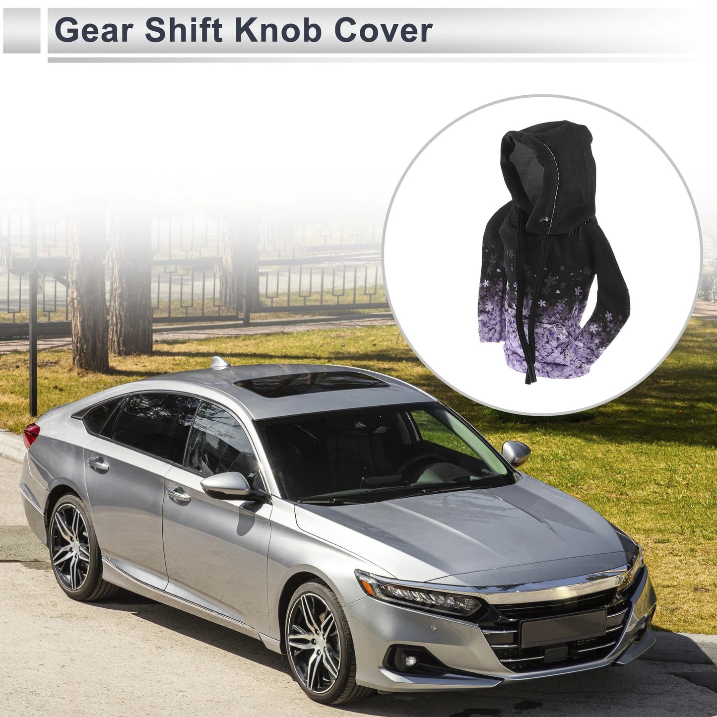 Gear Shift Knob Cover for Car (Black)