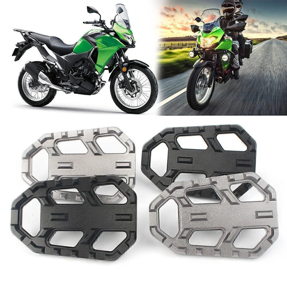 CNC Wide Foot Pegs for Kawasaki VERSYS-X300, VERSYS 650, VERSYS 1000 (2017-2023)