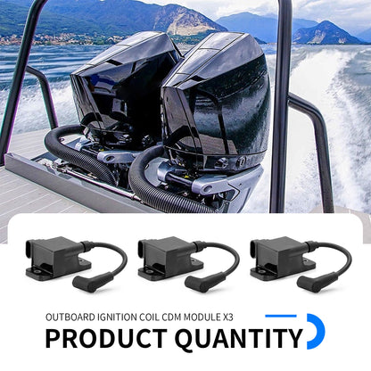 3 Ignition Coils for Mercury Outboard Motor (30-300HP)