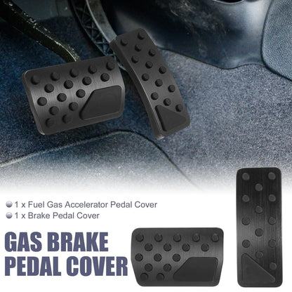 Car Brake Pedal Pad & Gas Accelerator Cover for Jeep (2011-2021) Black