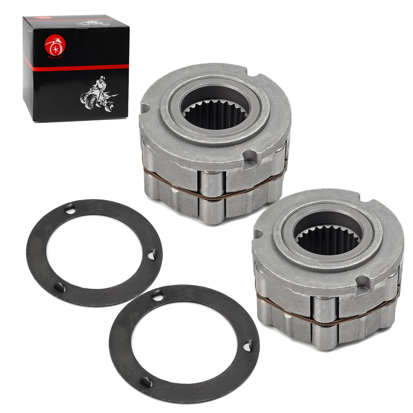 2 Pack Front Wheel Hub Clutch for Polaris Sportsman 335 400 450 500 (1995–2008)