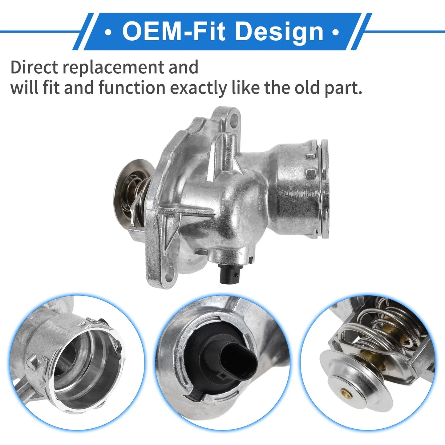 Engine Coolant Thermostat Housing for Dodge Sprinter 2500 3500 (2007-2008)