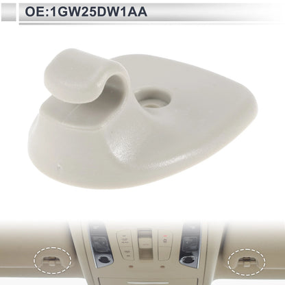 Sun Visor Holder Clip for Chrysler Sebring, Dodge Avenger (No. 1GW25DW1AA) Gray