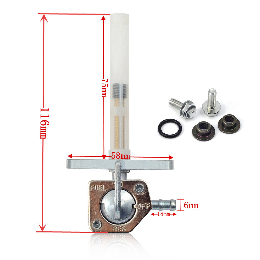 Fuel Petcock Valve for Honda XR/CRF 50 70 80 100 CRF150/230F (2000–2023)