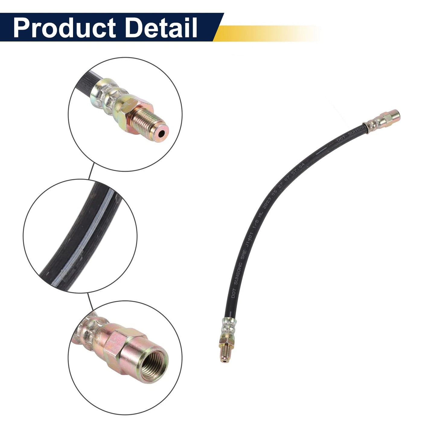 Front Brake Hose for Volkswagen Golf (1979–1992) No. 191611701