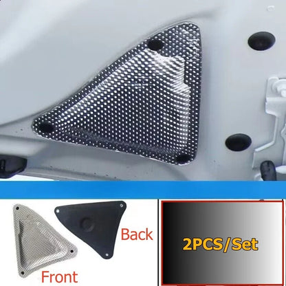 Cotton Hood Triangle Trim Pad / 2x / for BMW X3 X4 (2018–2024)