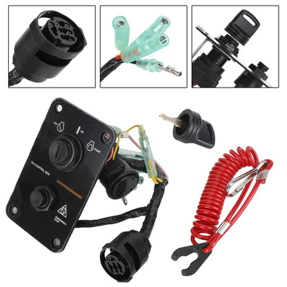 Outboard Motor Key Switch Panel for Yamaha (704-82570-08-00)