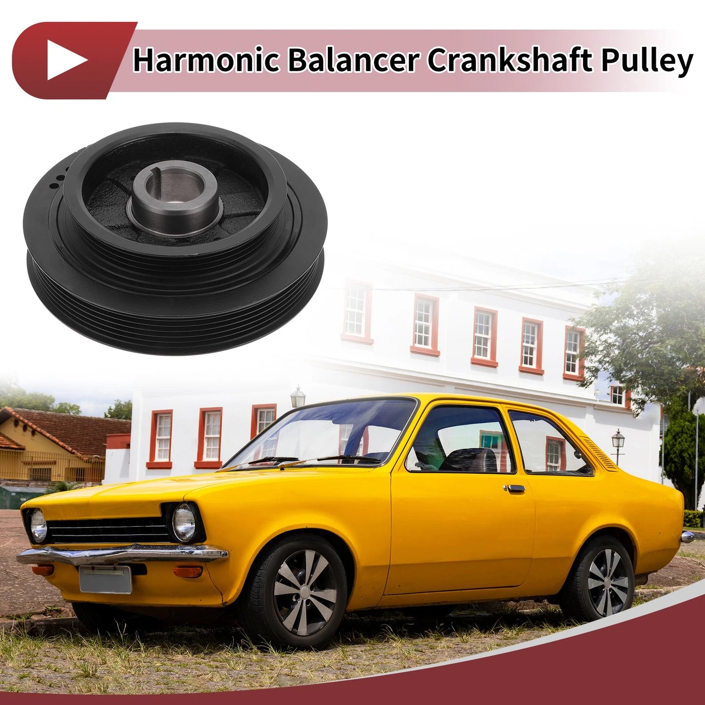 Engine Harmonic Balancer Crankshaft Pulley for Nissan NX (1991–1993) No. 1230362J20