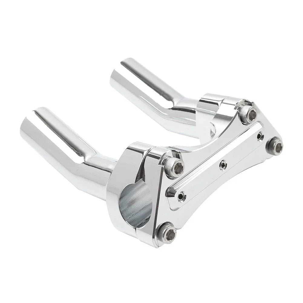 4" Tall Pullback Handlebar Riser 1" Clamp for Harley Tour