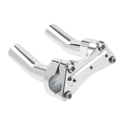 4" Tall Pullback Handlebar Riser 1" Clamp for Harley Tour