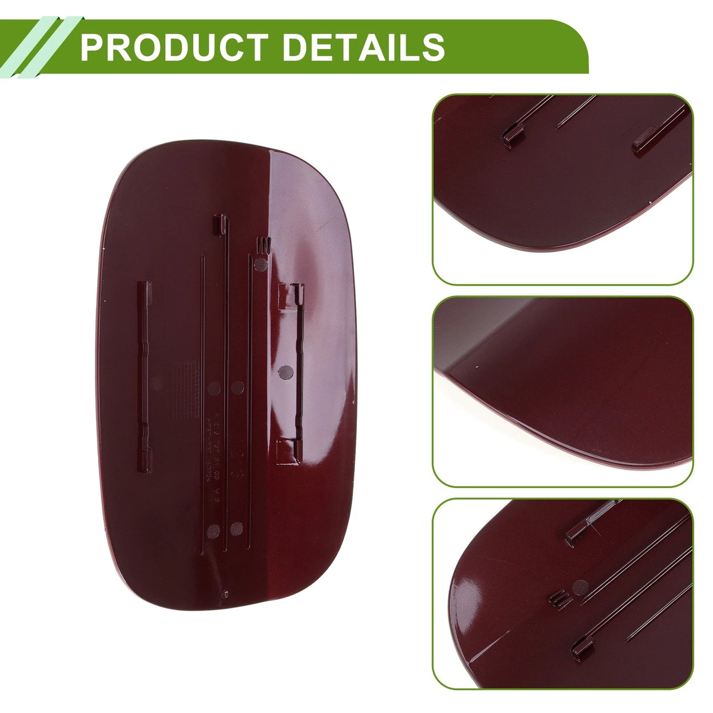 Fuel Tank Door Cap for Mercedes-Benz W213 (2016–2022) Red Filler Flap Cover