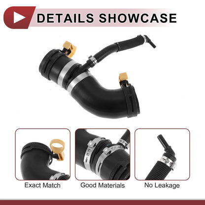 Radiator Hose for Land Rover Range Rover (2010–2012) No.LR049989 Rubber Black