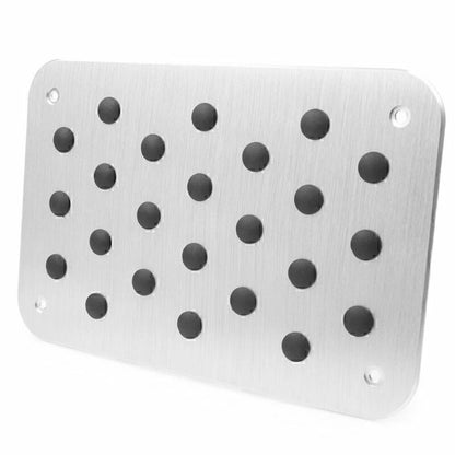 Universal Aluminum Floor Mat Pedal Footrest for Trucks and Cars