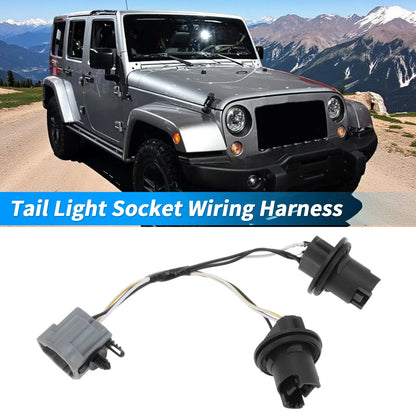 Tail Light Socket Wiring Harness for Jeep Wrangler JK (2007–2018) No. 68004166AC