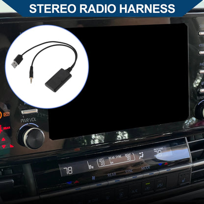 Bluetooth AUX Adapter Stereo Radio Harness for BMW