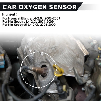 Upstream & Downstream Oxygen Sensors for Hyundai Elantra L4-2.0L (2003–2009) 2345430