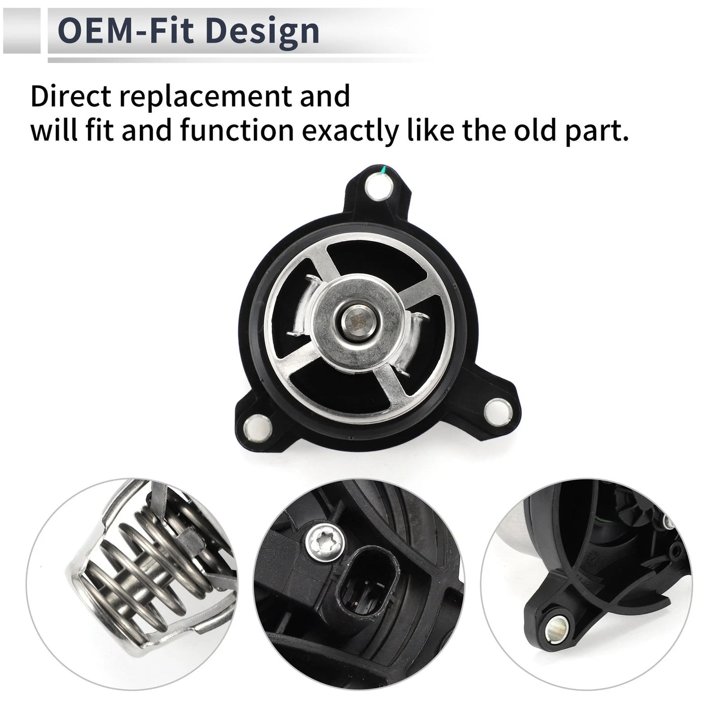 Engine Coolant Thermostat Housing Assembly for Audi A6 A7 Q8 (2019–2022)