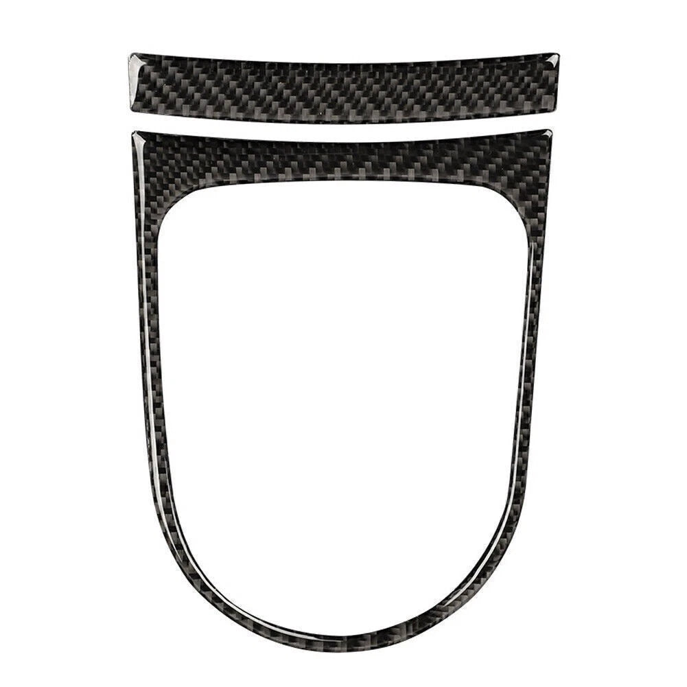 Carbon Fiber Interior Gear Shift Panel Cover Trim for Ford Mustang (2015–2019)