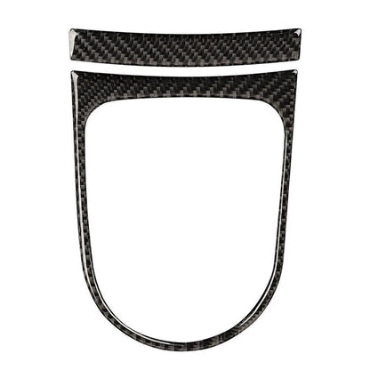 Carbon Fiber Interior Gear Shift Panel Cover Trim for Ford Mustang (2015–2019)