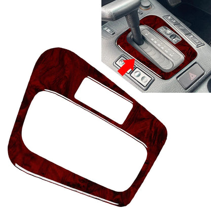 Red Wood Grain Console Gear Shift Panel Cover Trim for BMW 3 Series E36 (1991–1999)