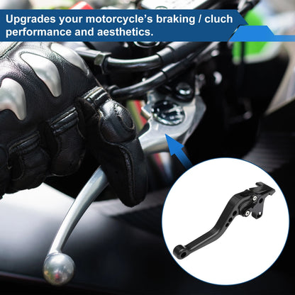 Adjustable Short Brake Clutch Lever for Kawasaki ZX-9R/ZX-9 (1994–1997) Black