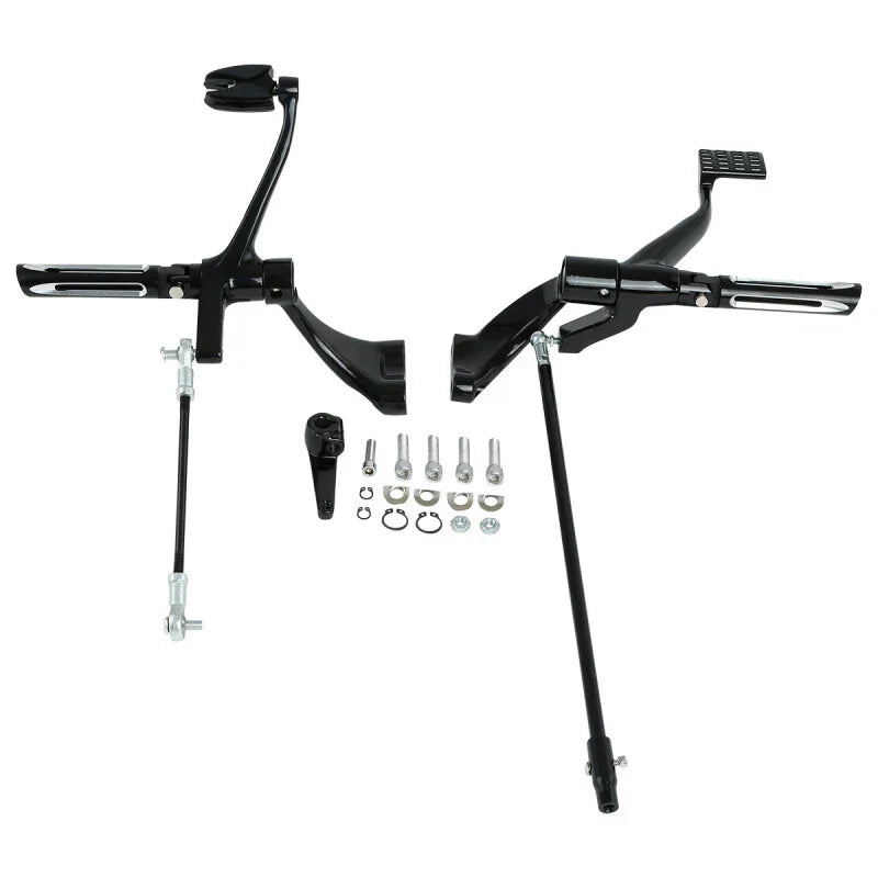 Black Forward Control Pegs for Harley Sportster XL (2004-2013)