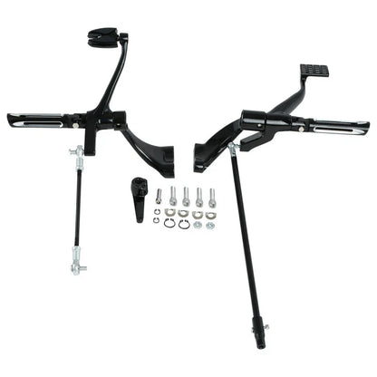 Black Forward Control Pegs for Harley Sportster XL (2004-2013)