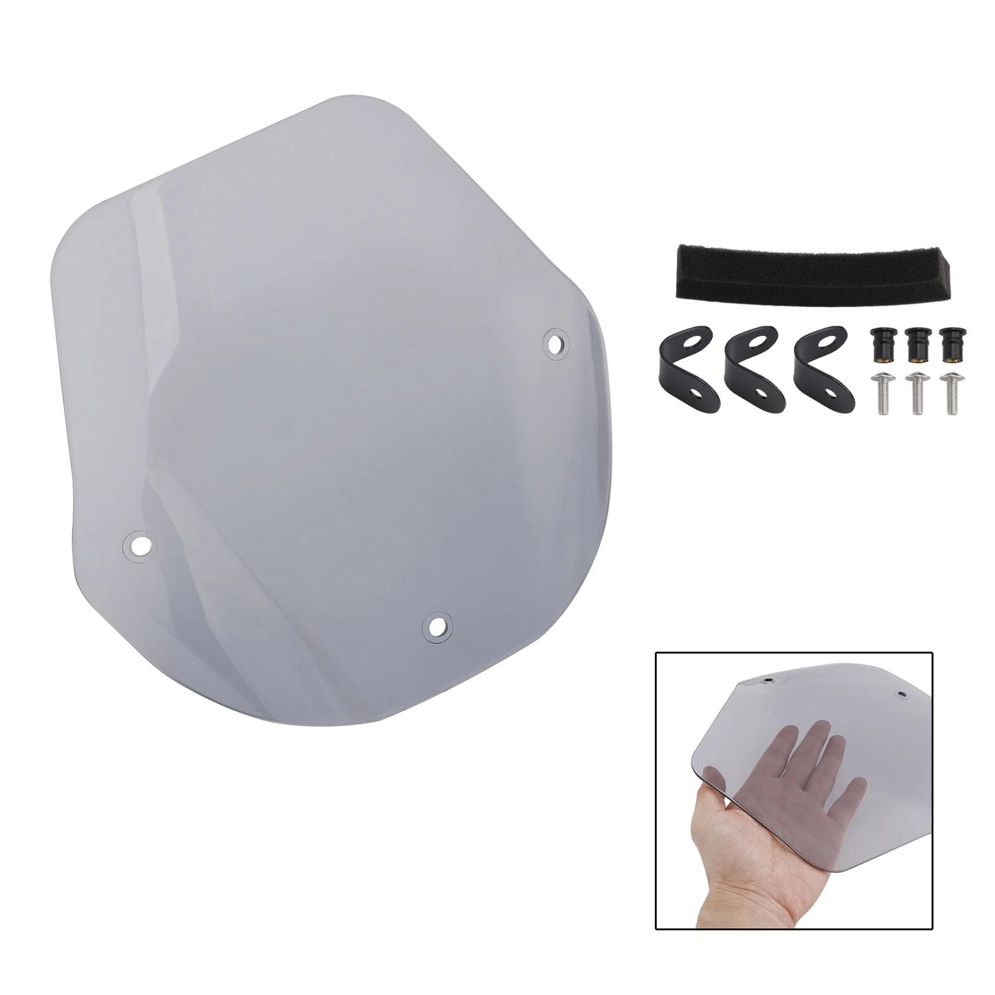 ABS Plastic Windshield + Bracket for Suzuki GSX-8S (2023–2024)