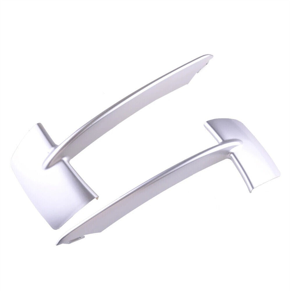 Set of 2 Front Bumper Lower Grille Trim Covers for BMW X5 (2014–2017) Silver