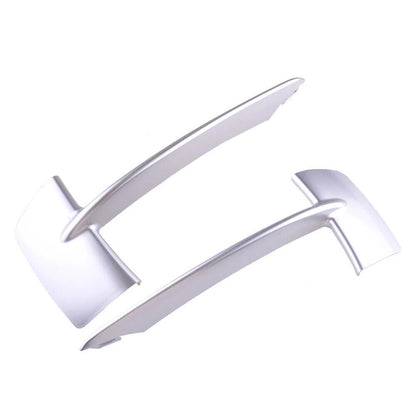 Set of 2 Front Bumper Lower Grille Trim Covers for BMW X5 (2014–2017) Silver