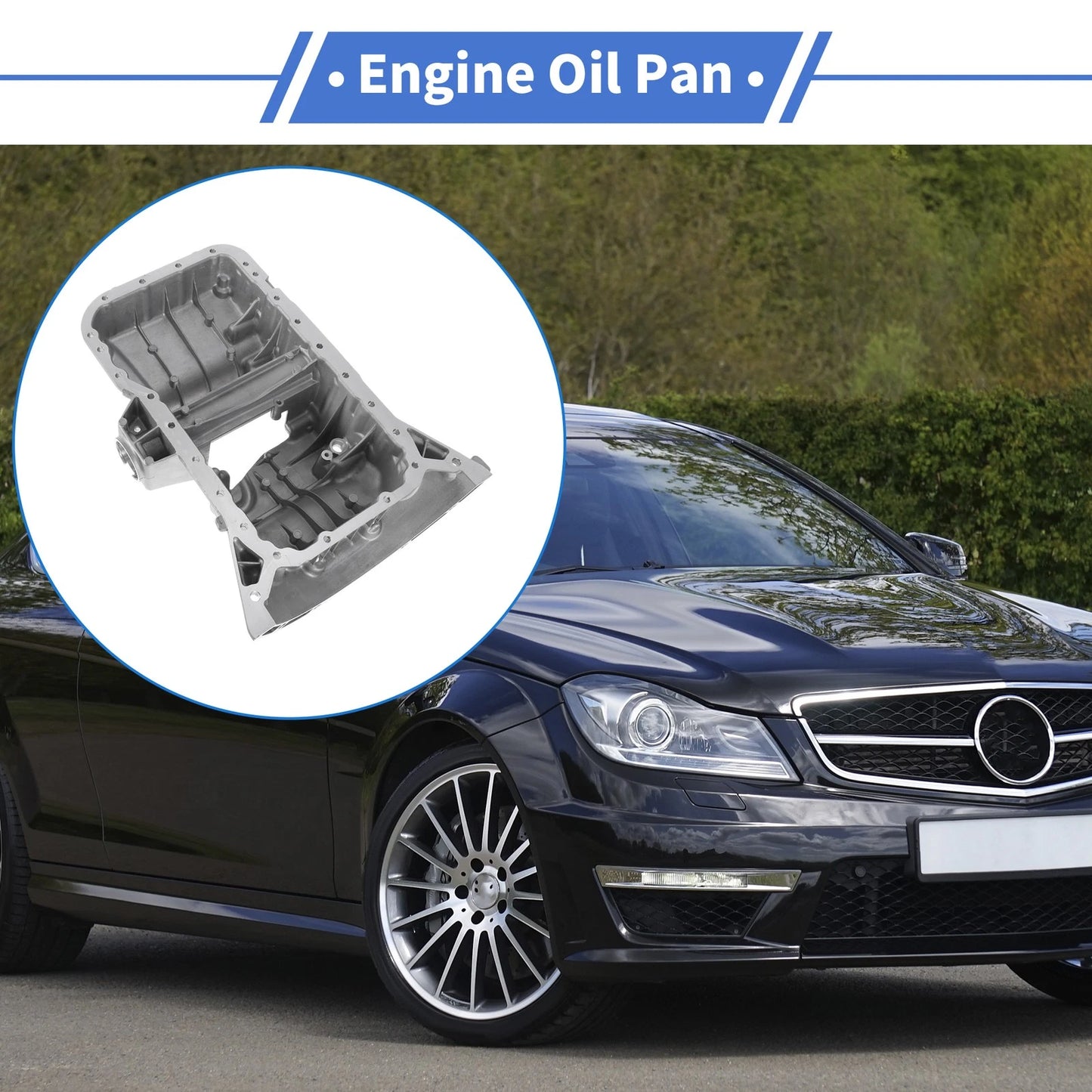 Engine Oil Pan for Mercedes-Benz C230 (2003–2007) A2720143102