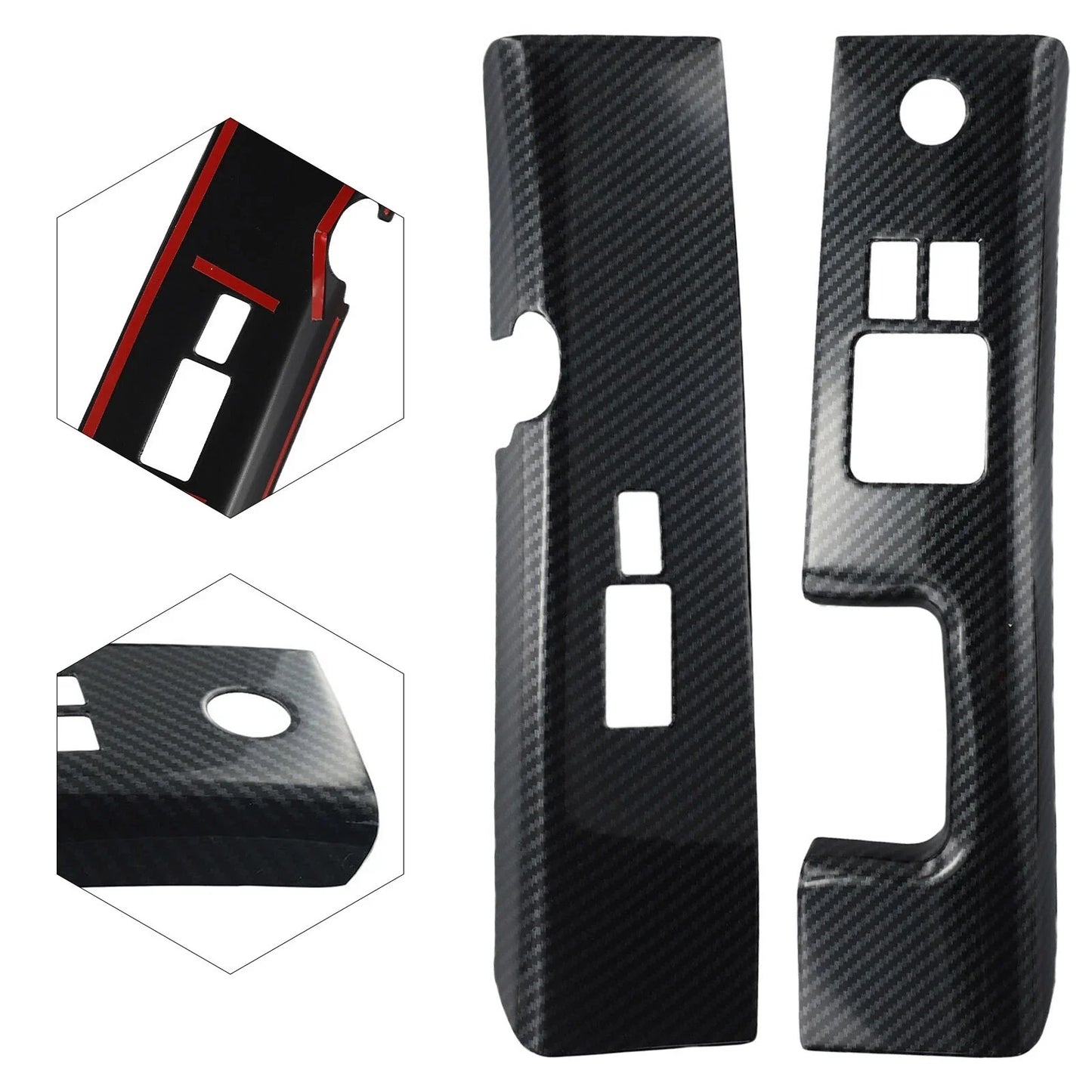 Carbon Fiber Glass Switch Cover for Nissan 350Z (2006–2008)