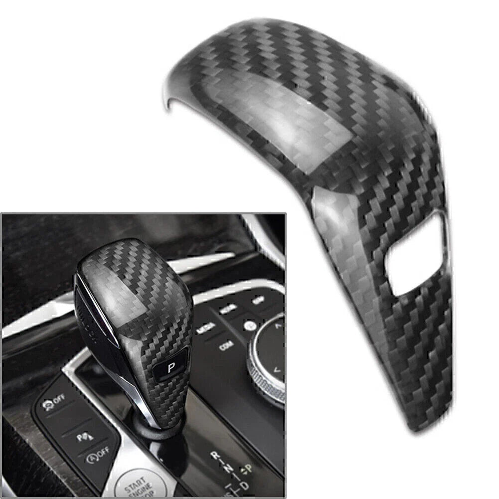 Carbon Fiber Gear Shift Knob Cover for BMW 3 Series G20 (2019-2021)