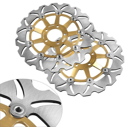 Front Brake Disc Rotors for Kawasaki ZRX S/R 1200 (2002–2006) Gold