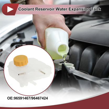 Coolant Expansion Overflow Tank with Cap No. 96591467 for Chevrolet Matiz (–)