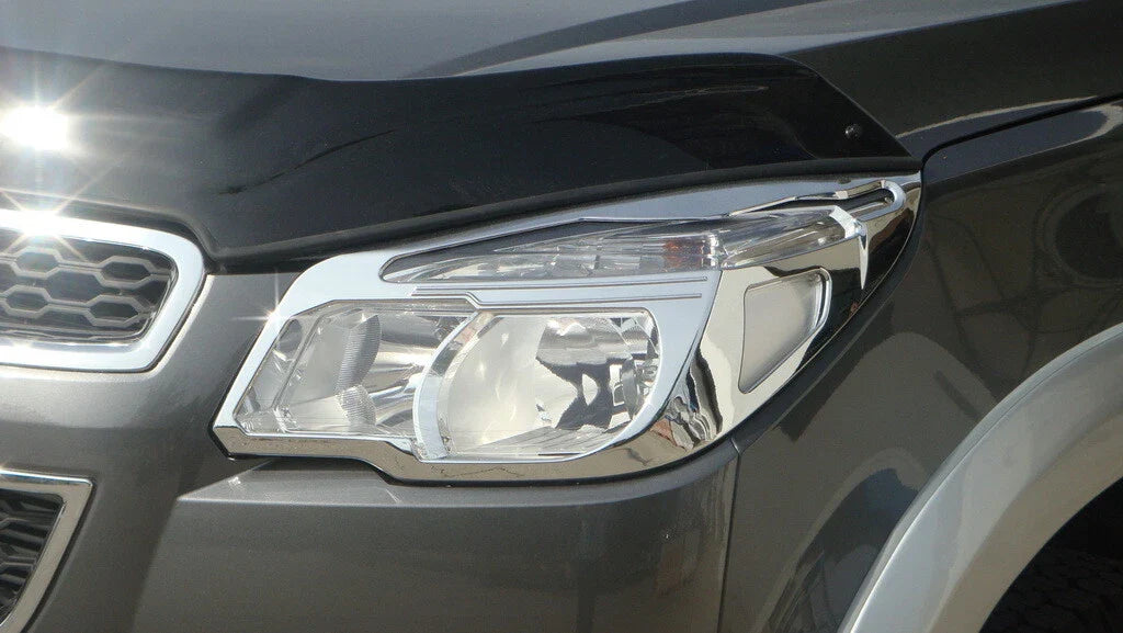 Chrome Headlight Cover Trim for Chevy Holden Colorado (2012-2016)
