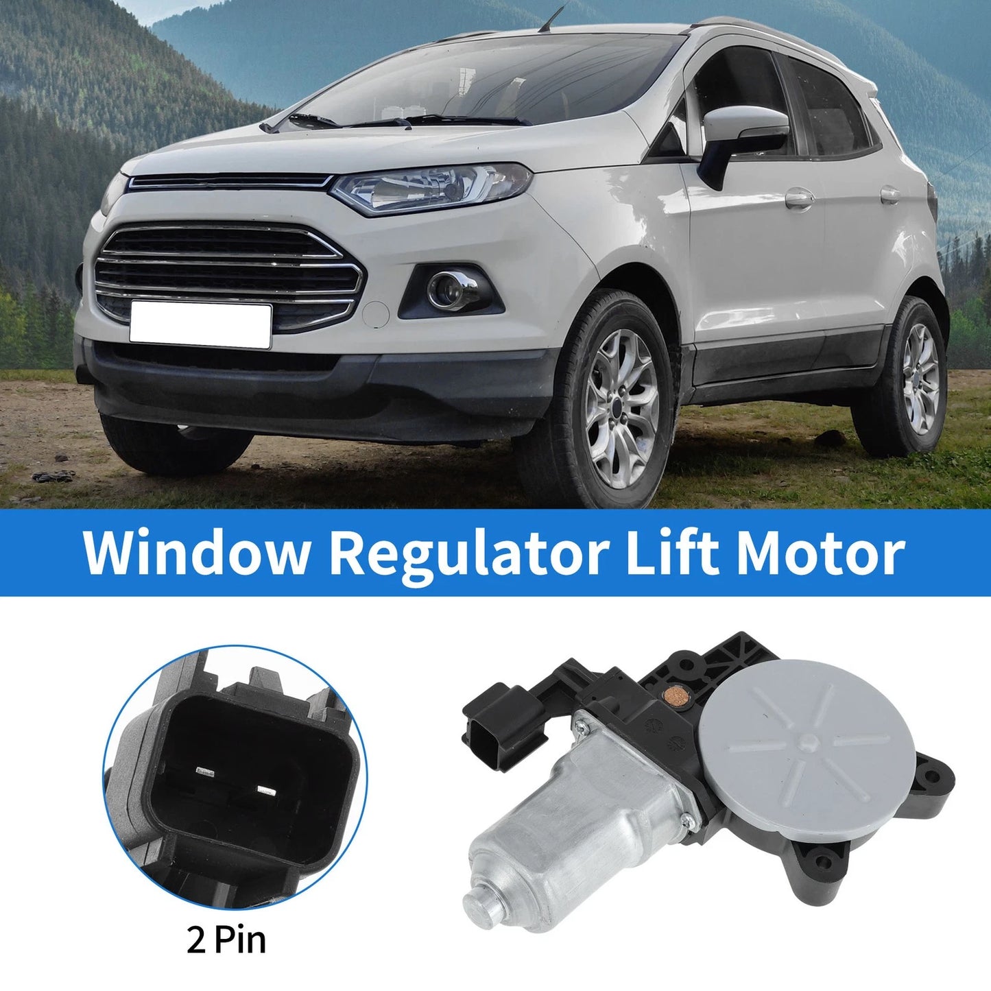 Rear Right Power Window Regulator Lift Motor for Ford Ecosport (2013–2021)