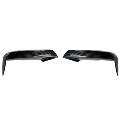 Front Bumper Fangs Trim Air Vent Lid Cover Carbon for BMW 3-Series F30 F31 (2012–2018)