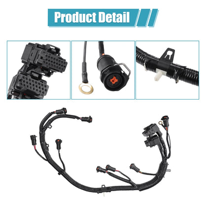 Fuel Injector Engine Wire Harness 5C3Z9D930A for Ford F250 F350 F450 F550 (2003–2007)