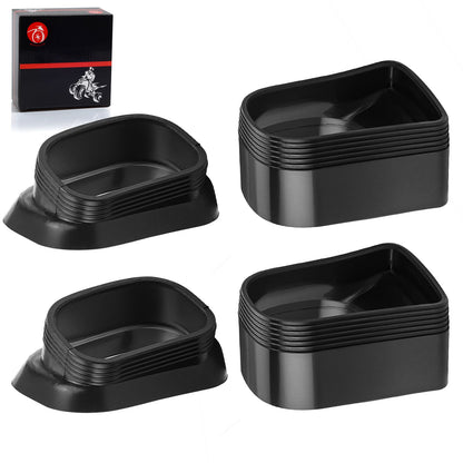 Set of 2 Rubber Intake Ducts for Suzuki GSXR 600/750 (1996–2000)