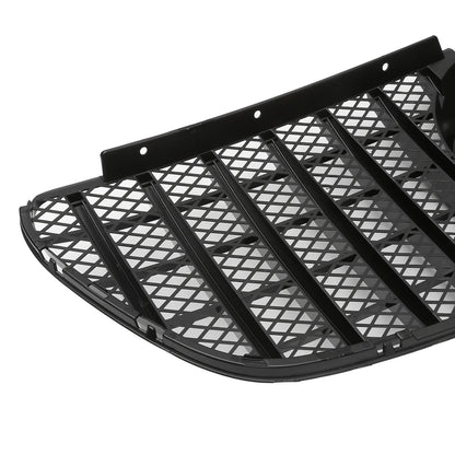 Front Upper Bumper Grille for Mercedes-Benz V-Class (2020-2024) Glossy Black