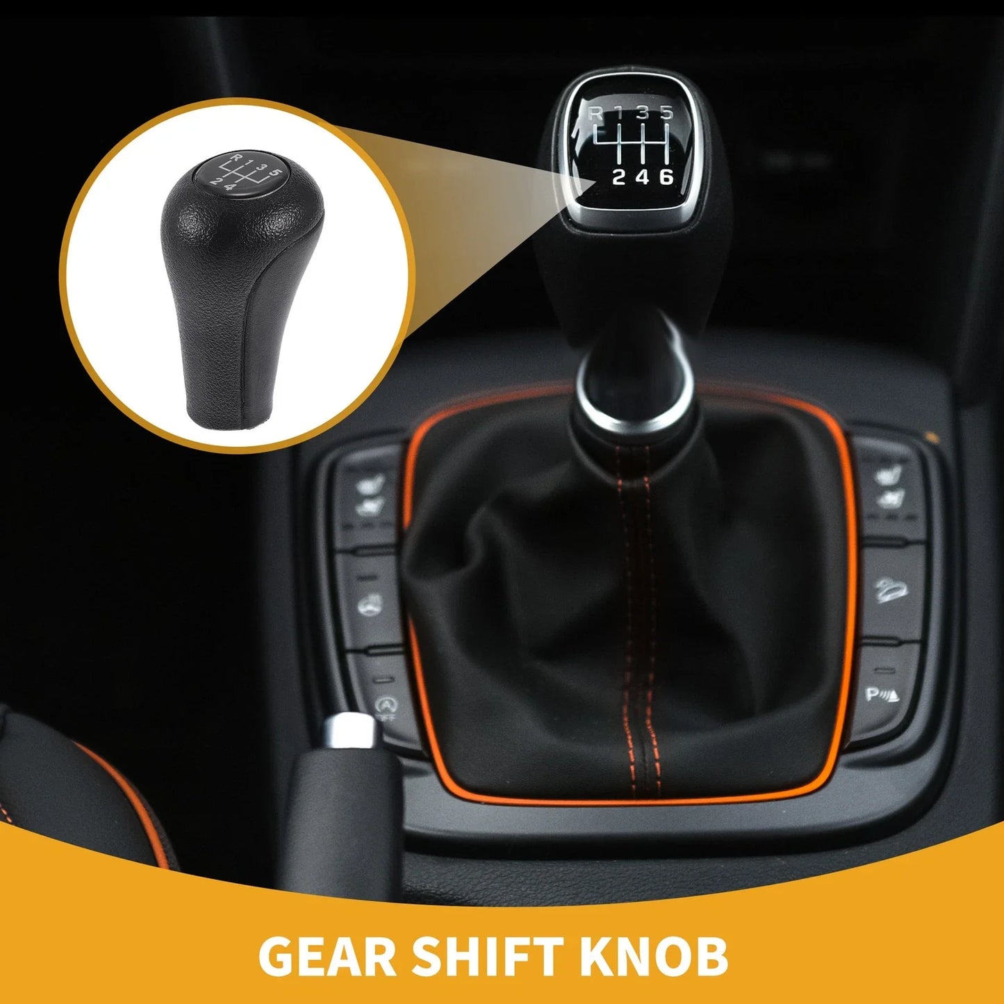 5 Speed Manual Gear Shifter Knob for BMW 3 Series E30 E36 E46 (1983 - 2005)