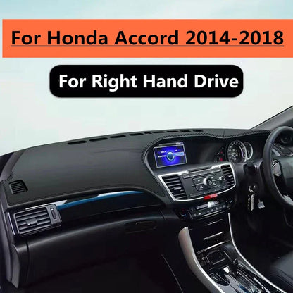 PU Leather Dashboard Cover for Honda Accord (2014–2018)