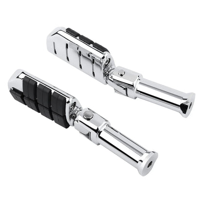 Chrome Passenger Footpegs Bracket for Harley Softail Low Rider (2018-2025)
