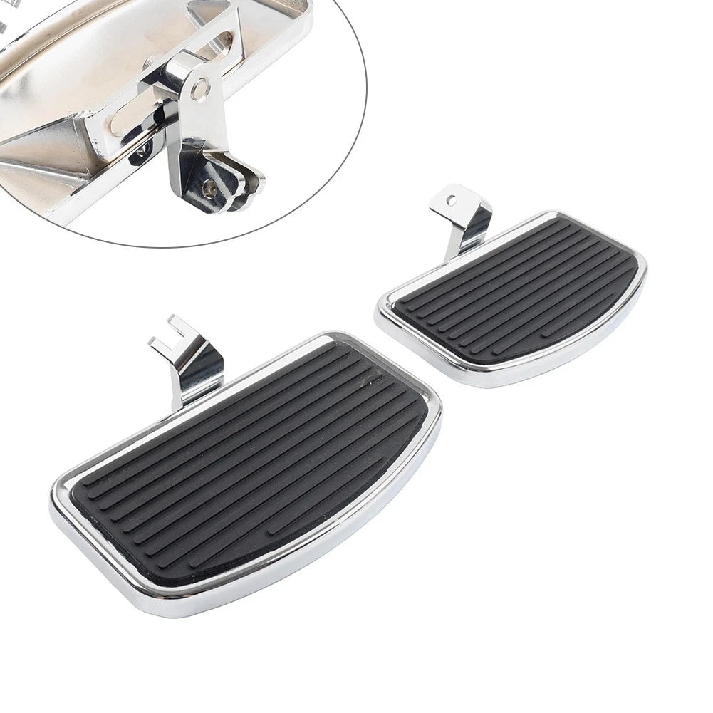 2X Driver Footboard Front Footpegs for Harley Softail Low Rider Street Bob (2018–2024)