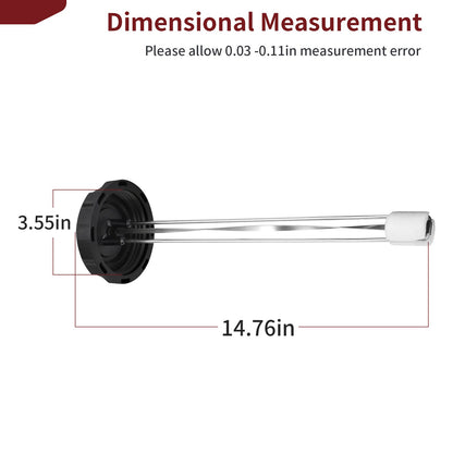 3.5 Inch Fuel Tank Cap with Gauge for Scag Turf Tiger