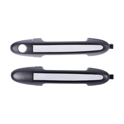 Set of 2 Chrome Outer Door Handles for Hyundai Santa Fe (2005–2012)