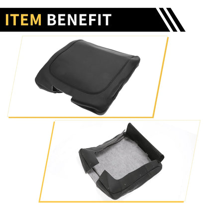 Center Console Armrest Cover for Dodge Ram Microfiber Leather (2019-2023)